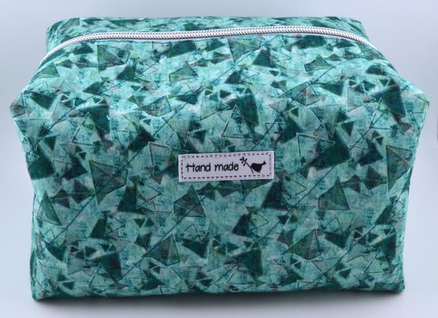 Emerald Mist Large Makeup Bag