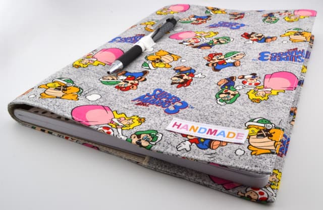 Super Mario Fabric Composition Book Cover