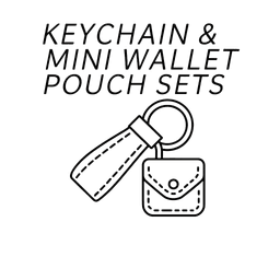 Keychain and Mini Wallet Pouch Sets Category